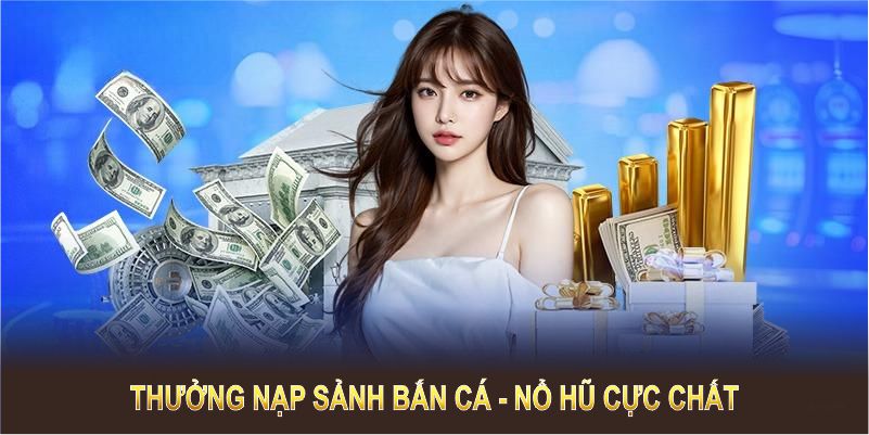 Thưởng nạp sảnh bắn cá - nổ hũ cực chất